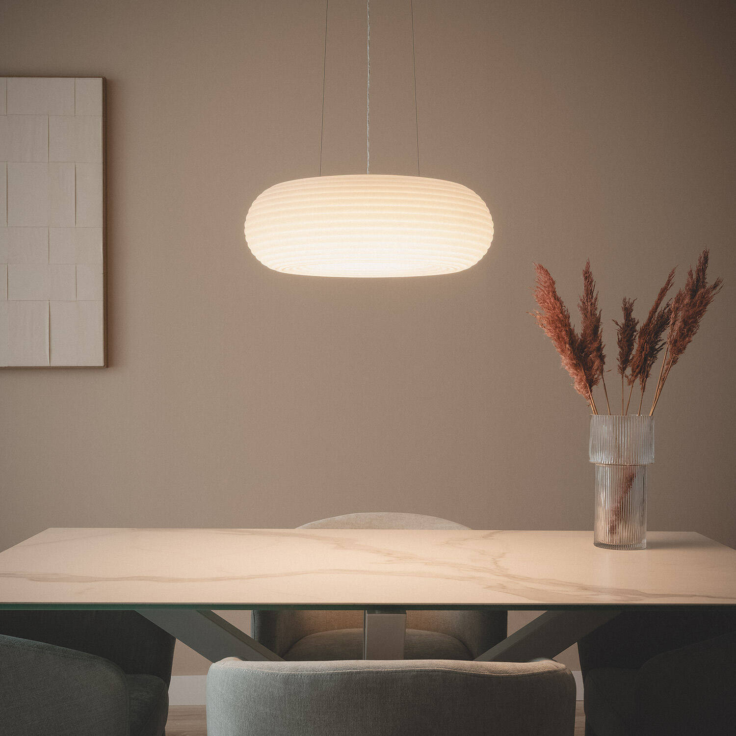 Lámpara Colgante LED 48W Metal Ø500 mm Junai