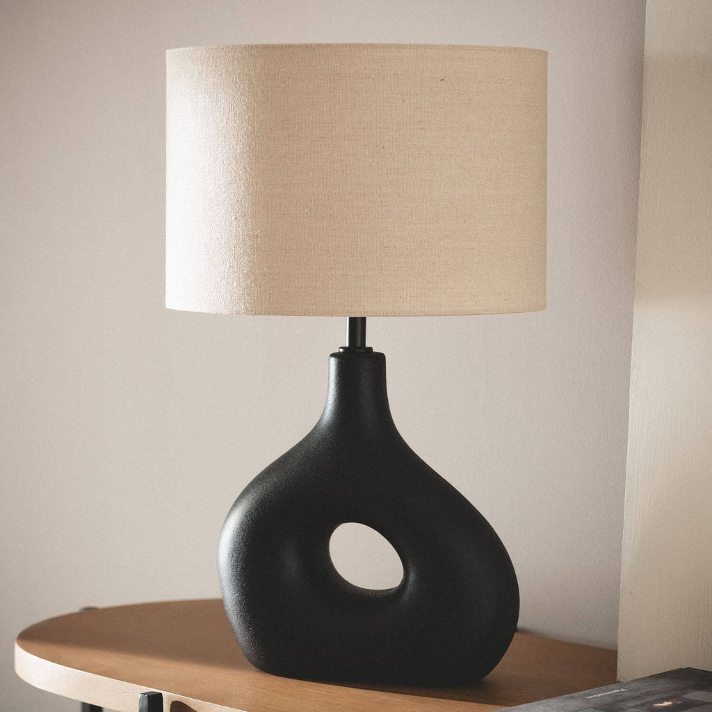 Lámpara de Mesa Cerámica Idala