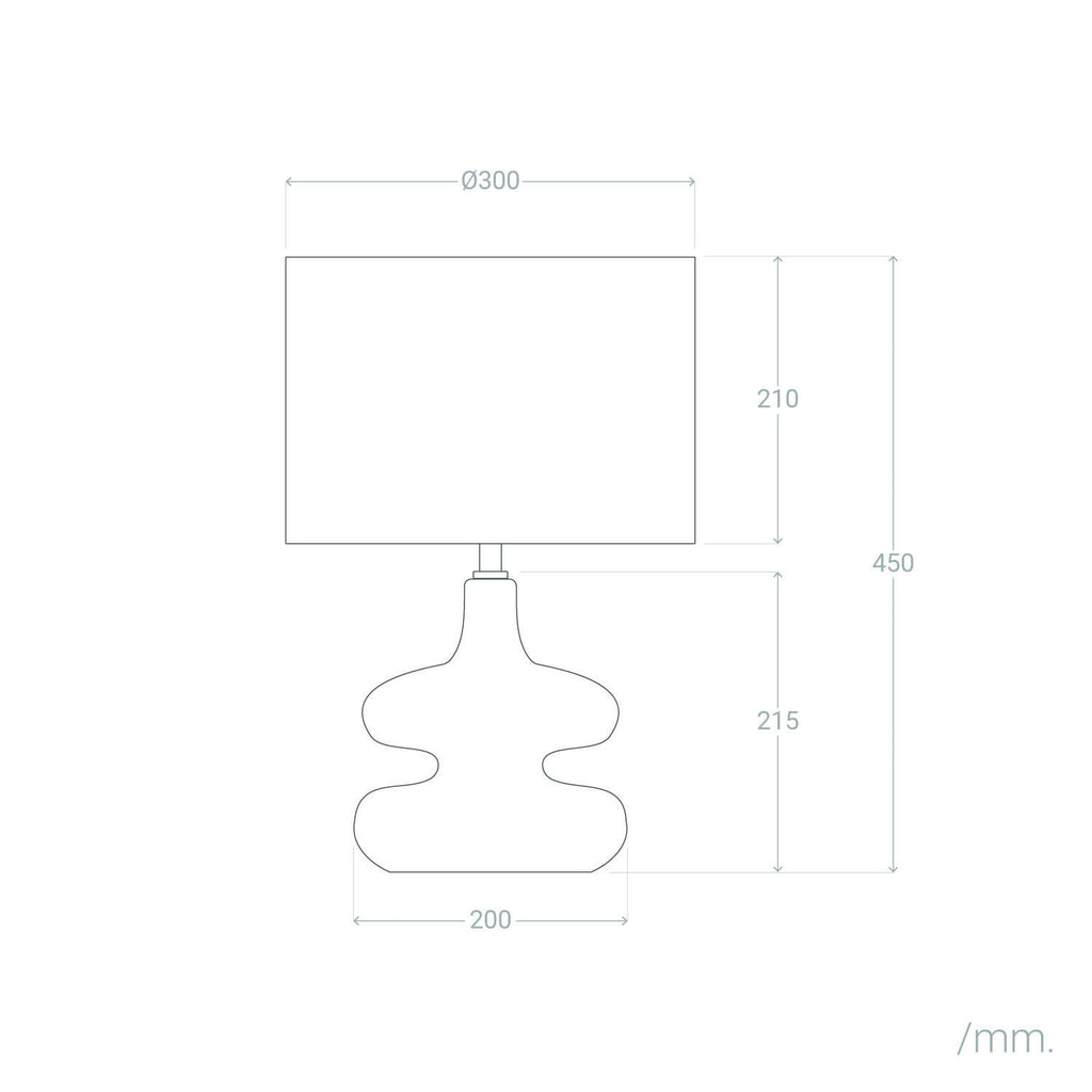 Lámpara de Mesa Cerámica Serly
