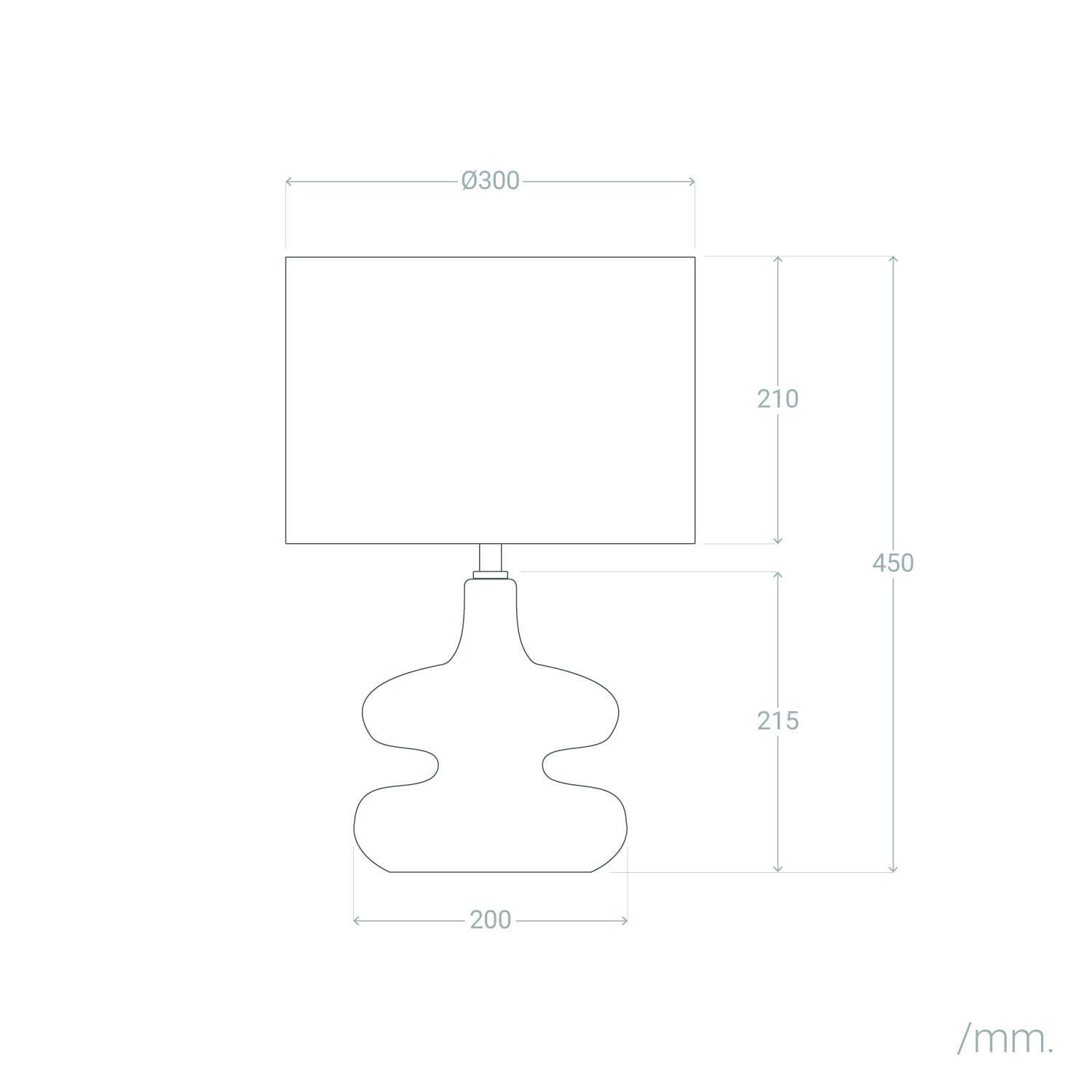 Lámpara de Mesa Cerámica Serly