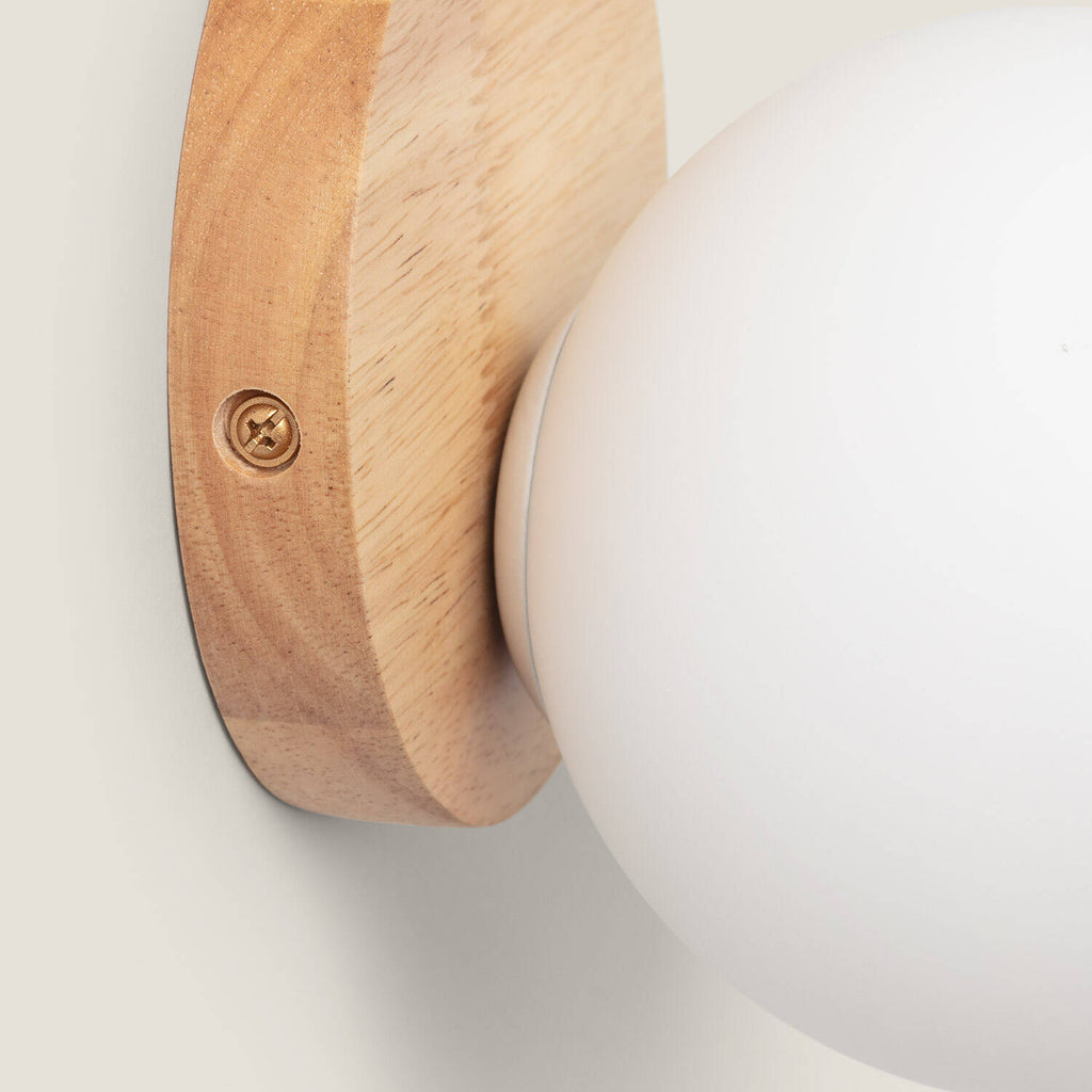 Aplique de Pared de Madera Kamulo