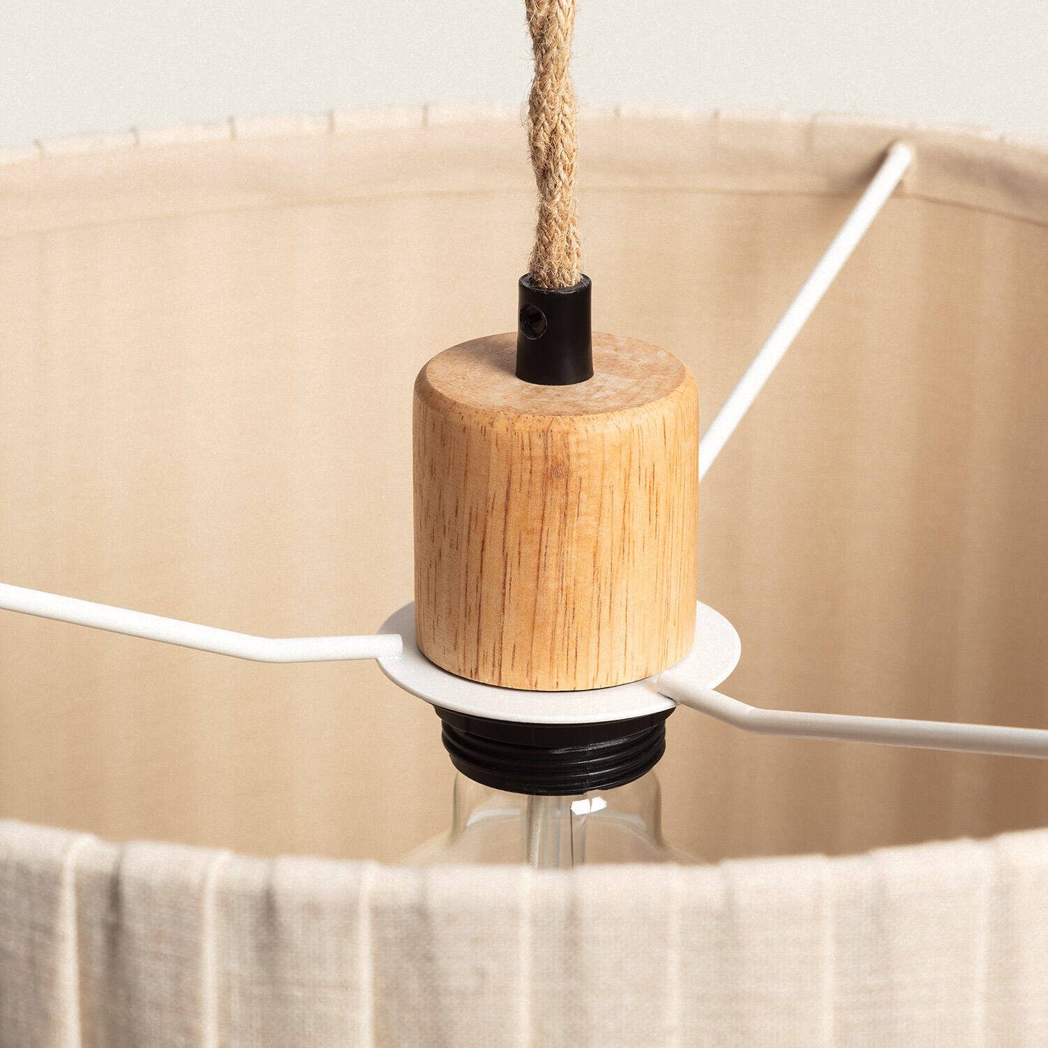 Lámpara Colgante Tela Petrina