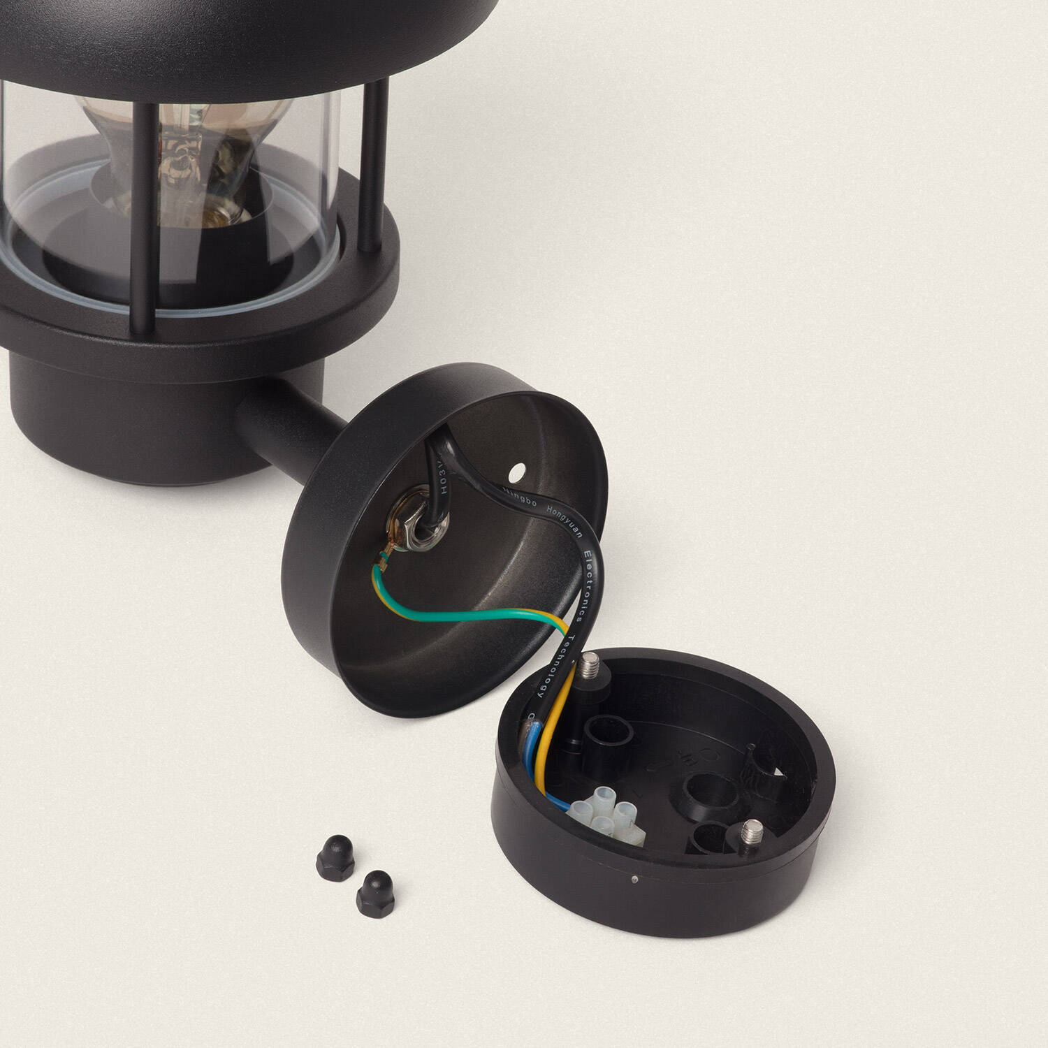 Aplique de Pared Exterior Aluminio Graham