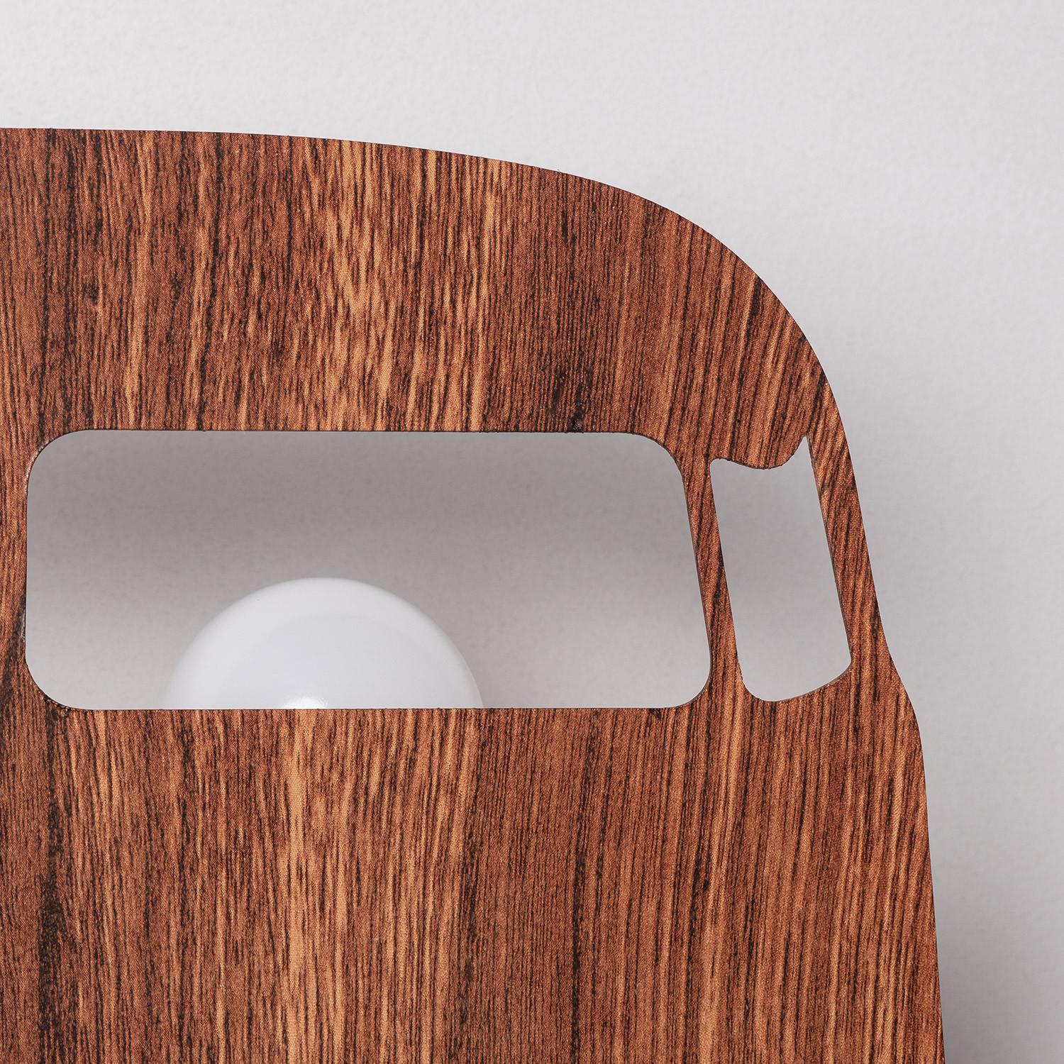 Aplique de Pared de Madera Infantil Bussi