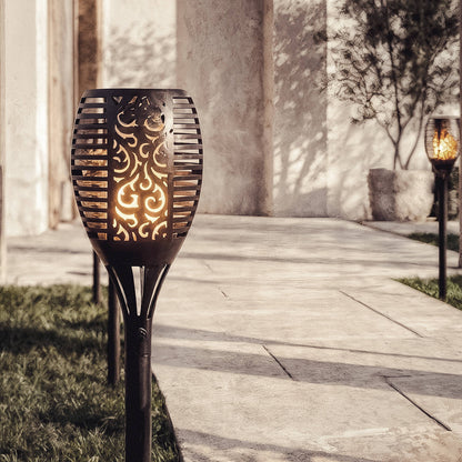 Antorcha LED Solar Efecto Llama con Pincho 1W 78cm