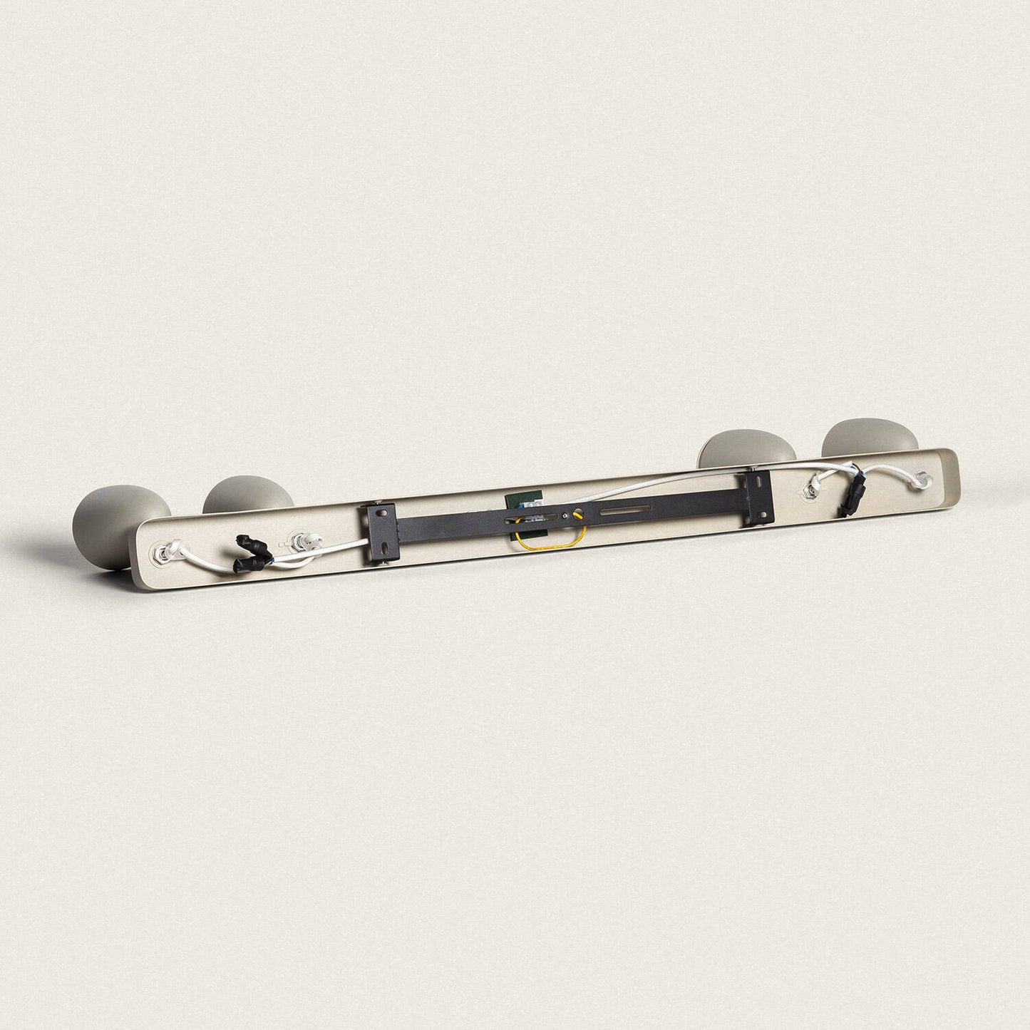 Aplique Aluminio Rectangular Adrien 4 Focos
