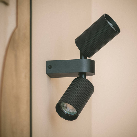 Aplique de Pared Aluminio Aritz 2 Focos