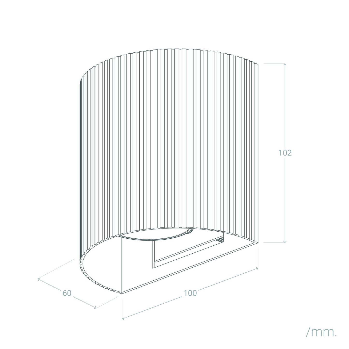 Aplique de Pared Aluminio Aritz