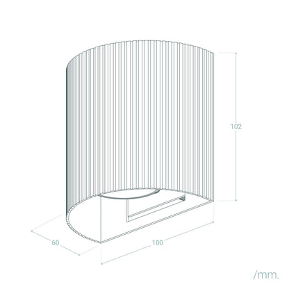 Aplique de Pared Aluminio Aritz