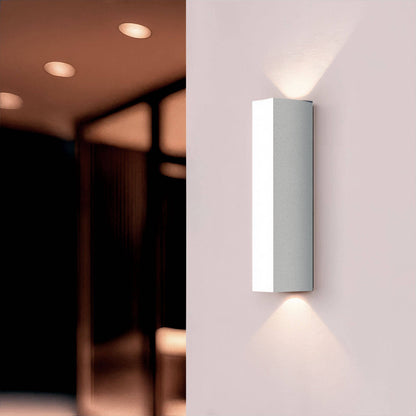 Aplique de Pared Exterior LED Aluminio Doble Cara Hisar
