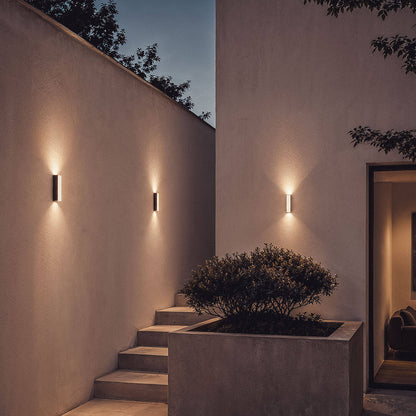 Aplique de Pared Exterior LED Aluminio Doble Cara Hisar