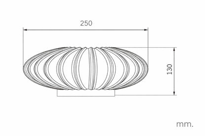 Aplique de Pared Aluminio Ronith ILUZZIA
