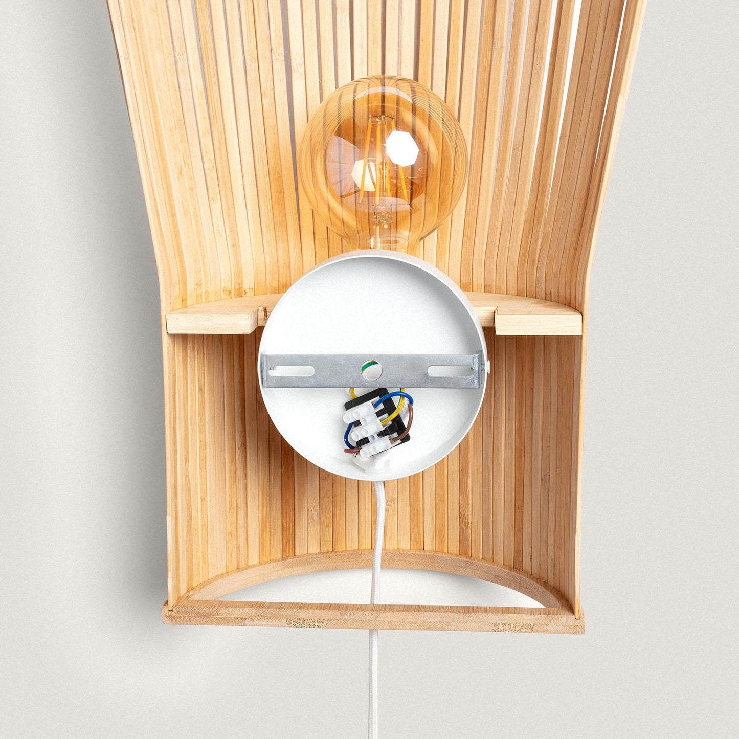 Aplique de Pared Bambú Zahara ILUZZIA