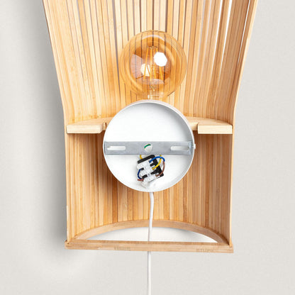 Aplique de Pared Bambú Zahara ILUZZIA