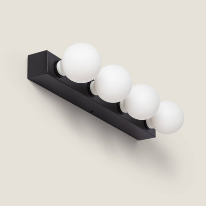 Aplique de Pared Baño Metal 4 Focos Aizkra