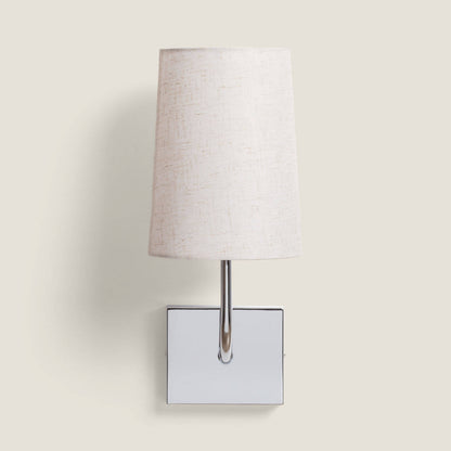 Aplique de Pared con Pantalla de Metal y Lino Sabi
