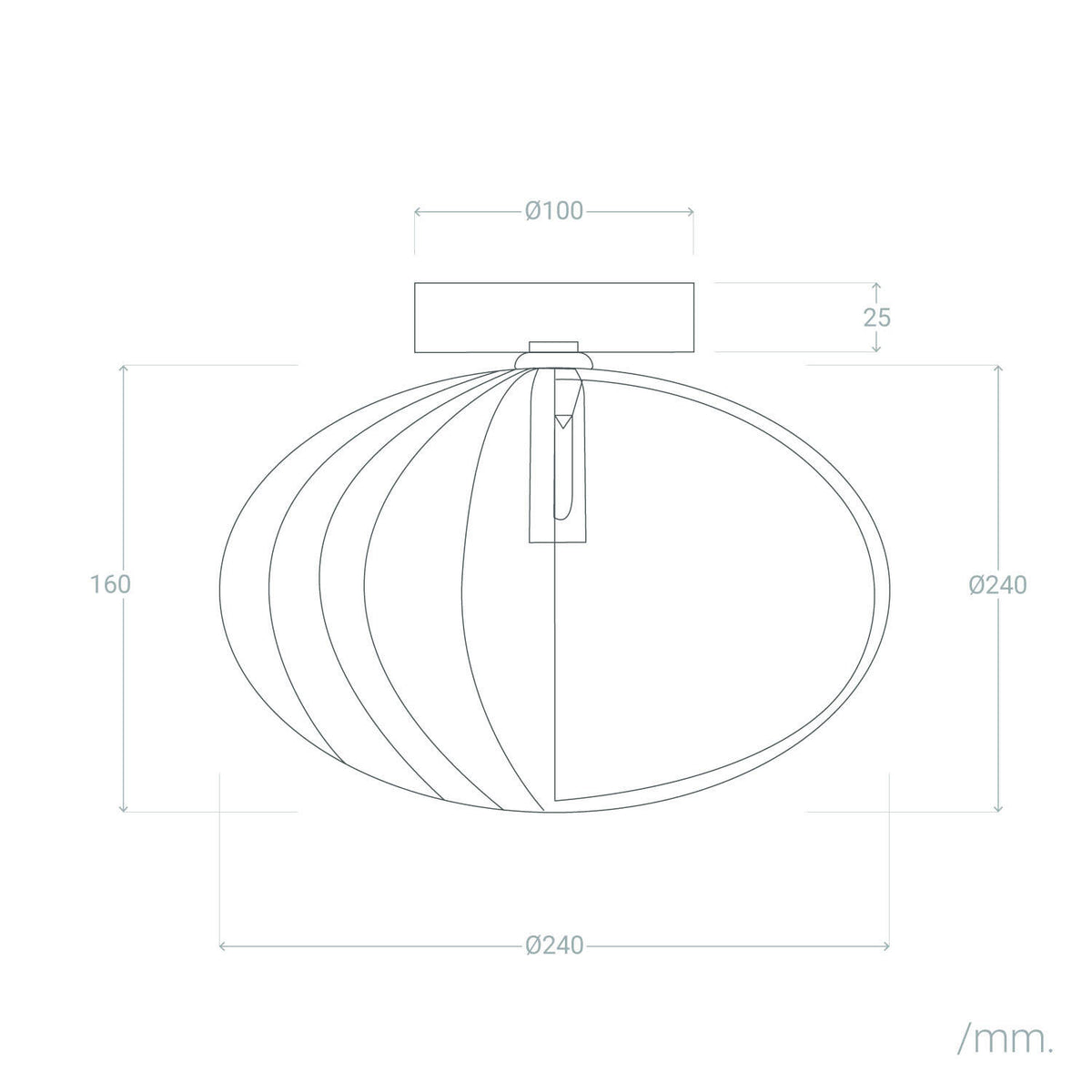 Aplique de Pared Cristal y Metal Celina