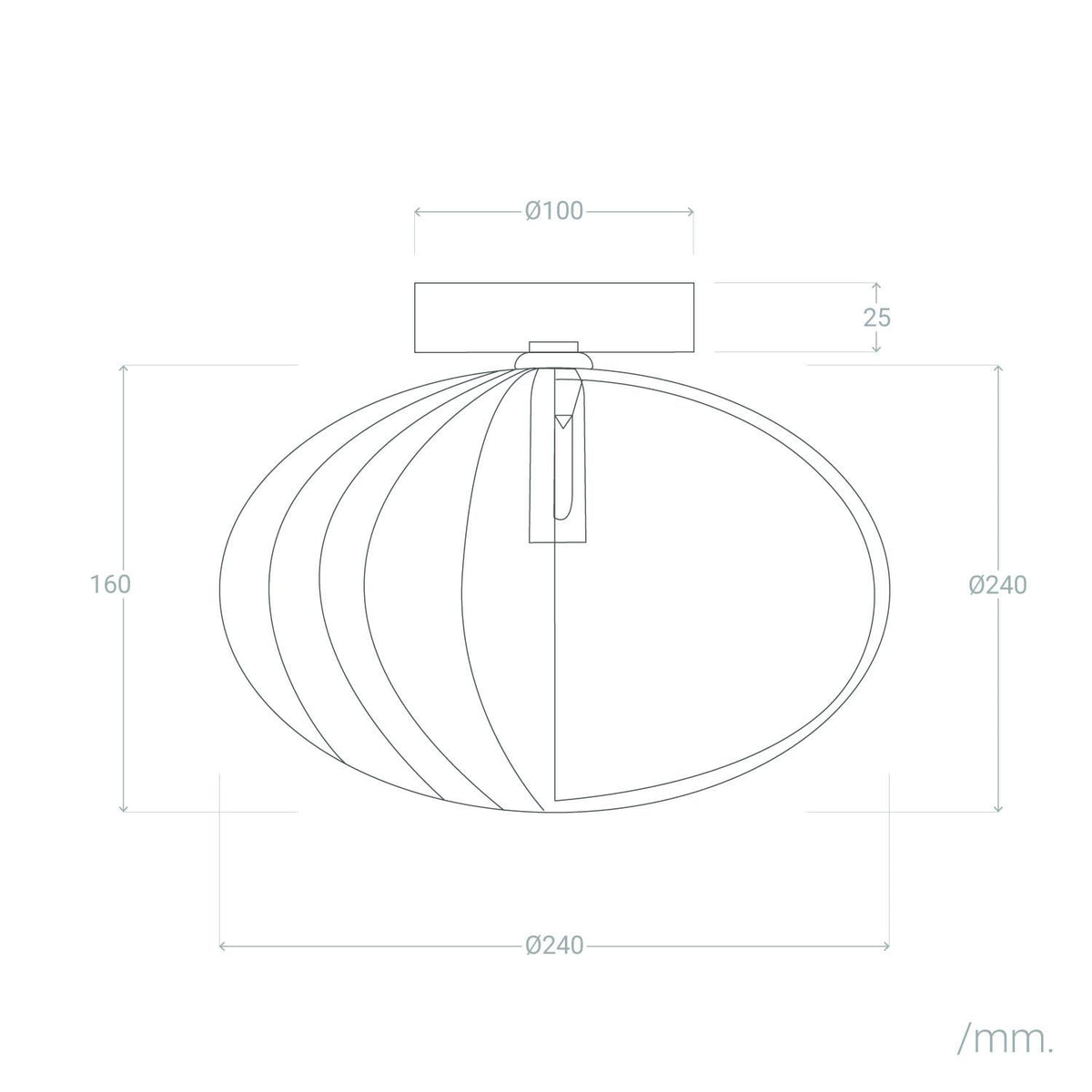Aplique de Pared Cristal y Metal Celina