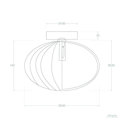 Aplique de Pared Cristal y Metal Celina