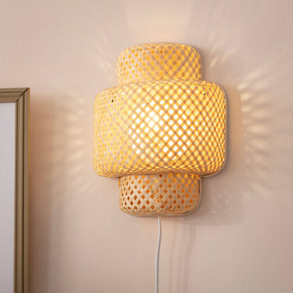 Aplique de Pared de Bambú Nagua