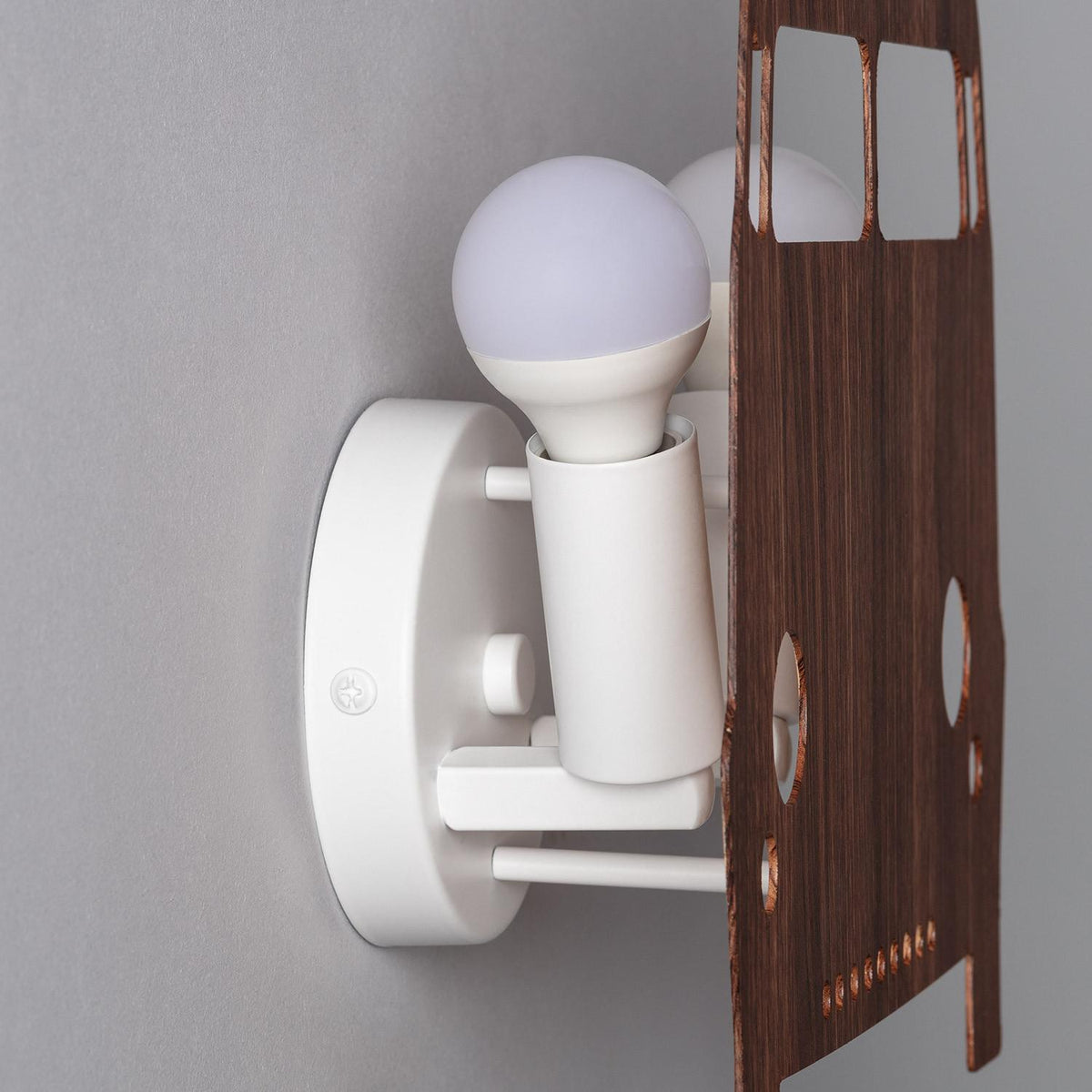 Aplique de Pared de Madera Infantil Bussi