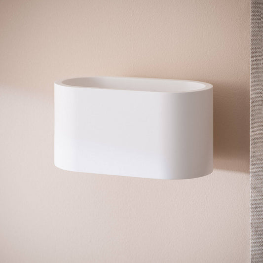 Aplique de Pared de Yeso Iluminación Doble Cara Merton