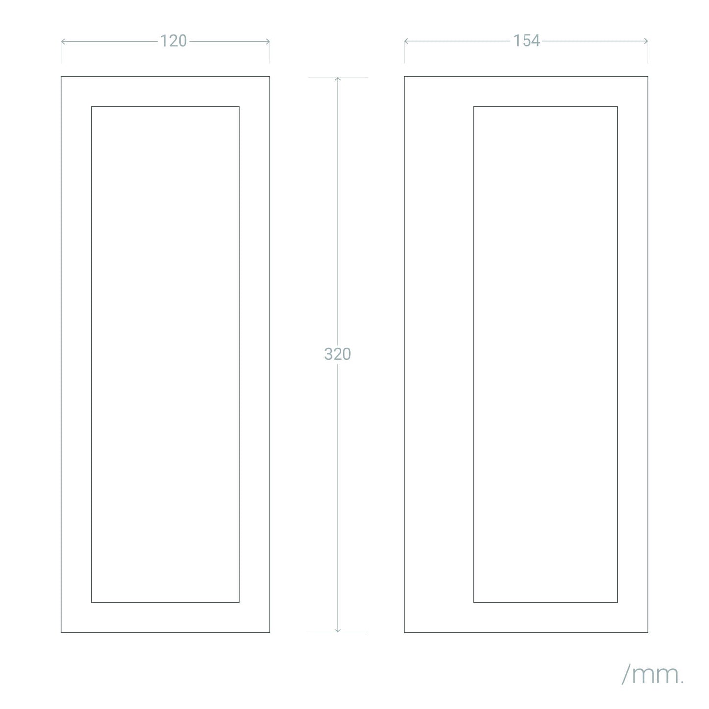 Aplique de Pared Exterior Acero Inoxidable con Detector de Movimiento Gakom Opal