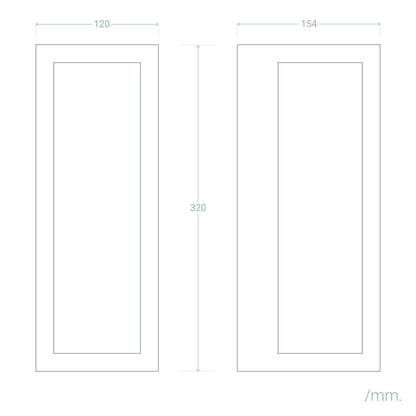Aplique de Pared Exterior Acero Inoxidable Gakom