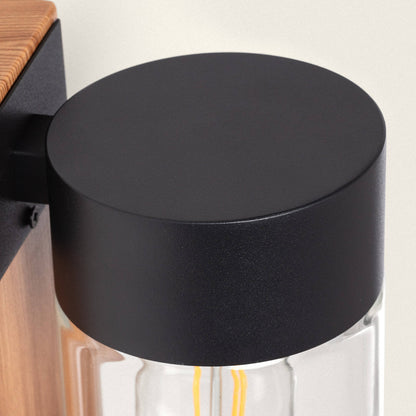 Aplique de Pared Exterior Acero Inoxidable y Cristal con Detector de Movimiento Isoba