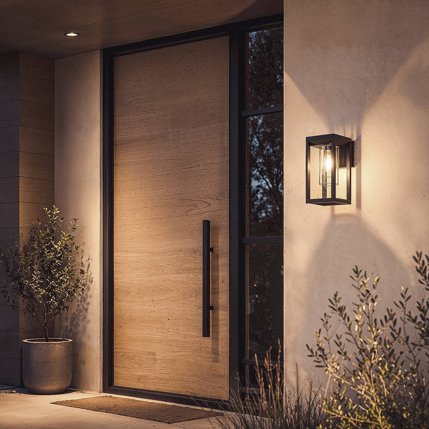 Aplique de Pared Exterior Aluminio Ankari