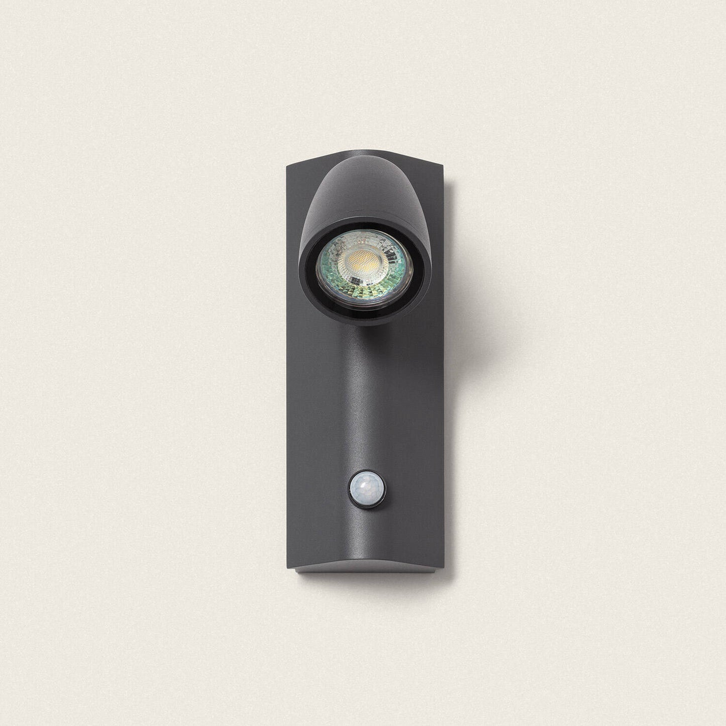 Aplique de Pared Exterior Aluminio con Detector de Movimiento Abel