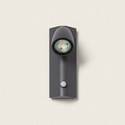 Aplique de Pared Exterior Aluminio con Detector de Movimiento Abel