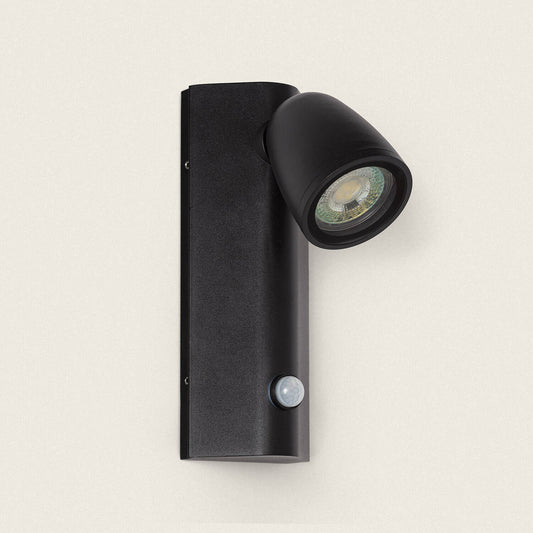 Aplique de Pared Exterior Aluminio con Detector de Movimiento Abel