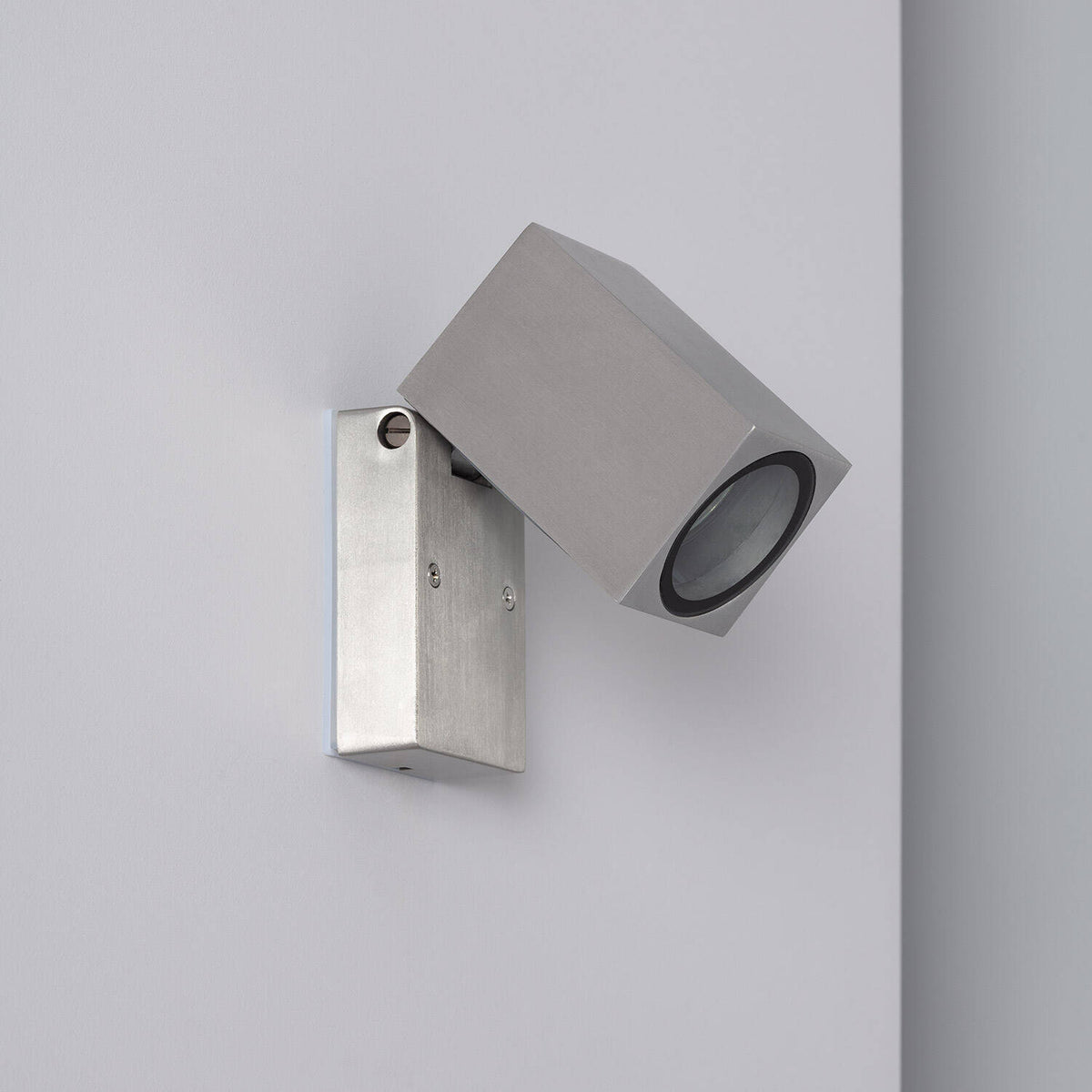 Aplique de Pared Exterior Aluminio Cuadrado Onuba