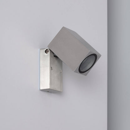 Aplique de Pared Exterior Aluminio Cuadrado Onuba