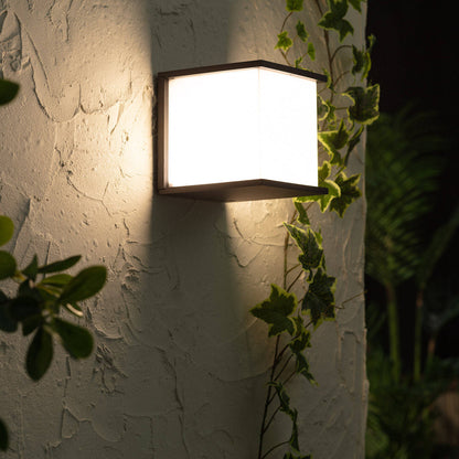 Aplique de Pared Exterior Aluminio Daman