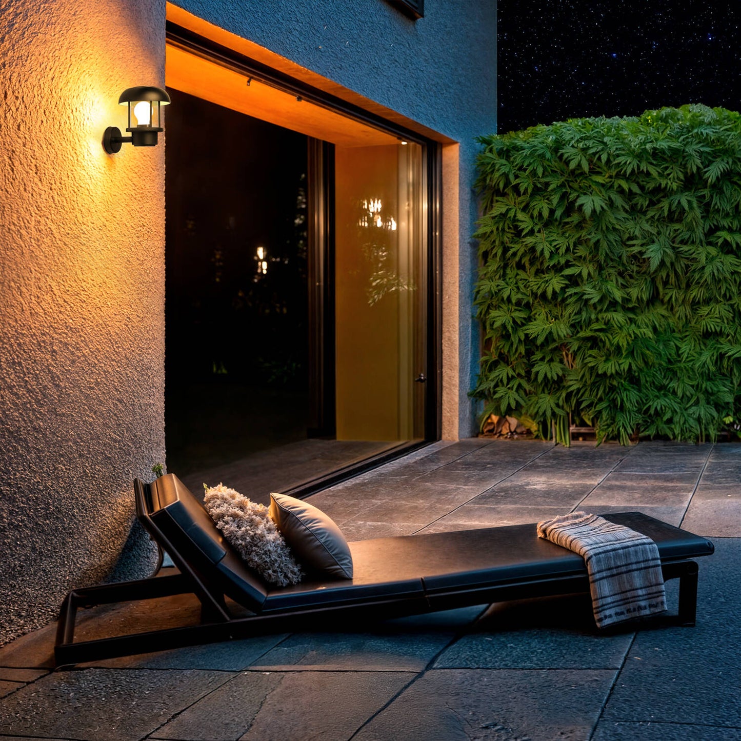 Aplique de Pared Exterior Aluminio Graham