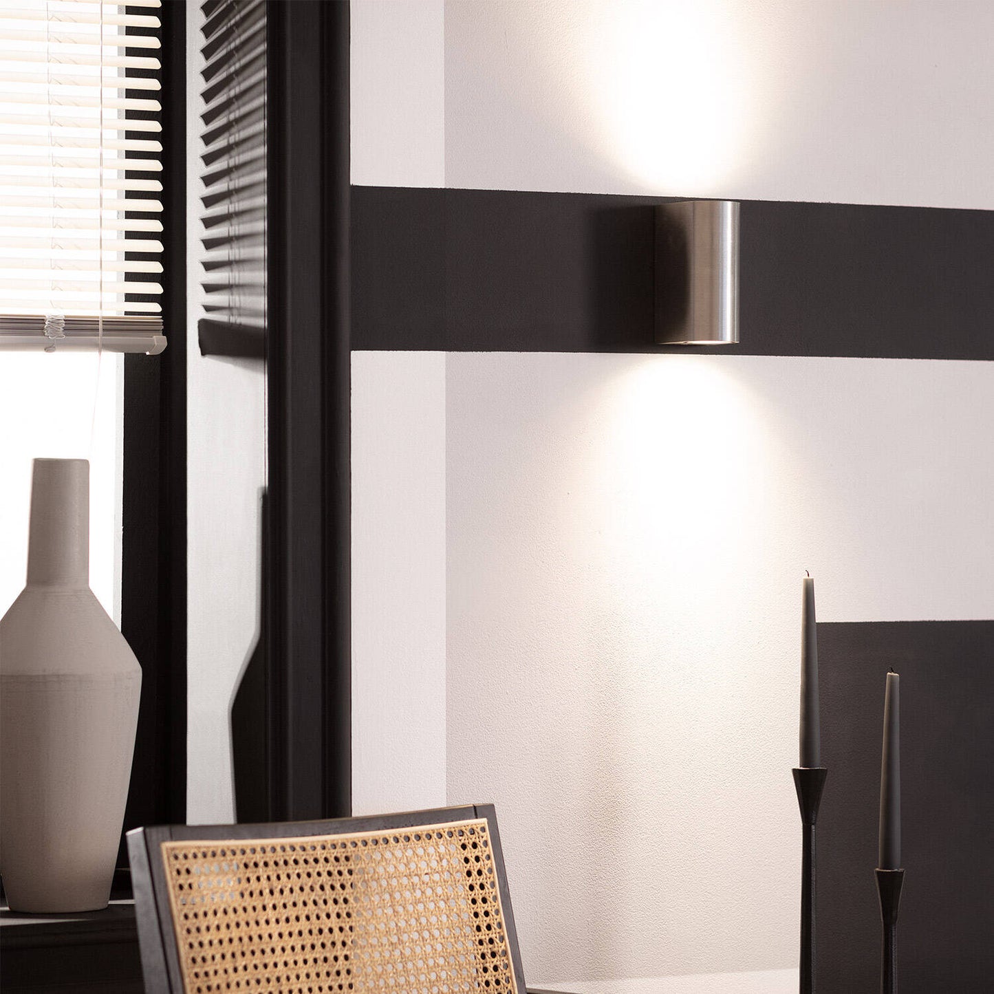 Aplique de Pared Exterior Aluminio Iluminación Doble Cara Big Gala
