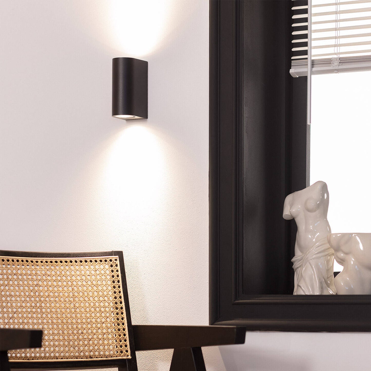 Aplique de Pared Exterior Aluminio Iluminación Doble Cara Big Gala