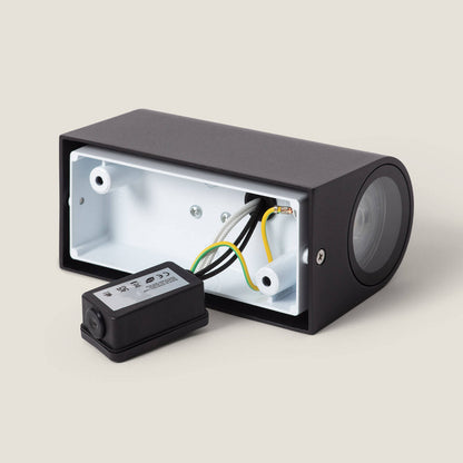 Aplique de Pared Exterior Aluminio Iluminación Doble Cara Big Gala