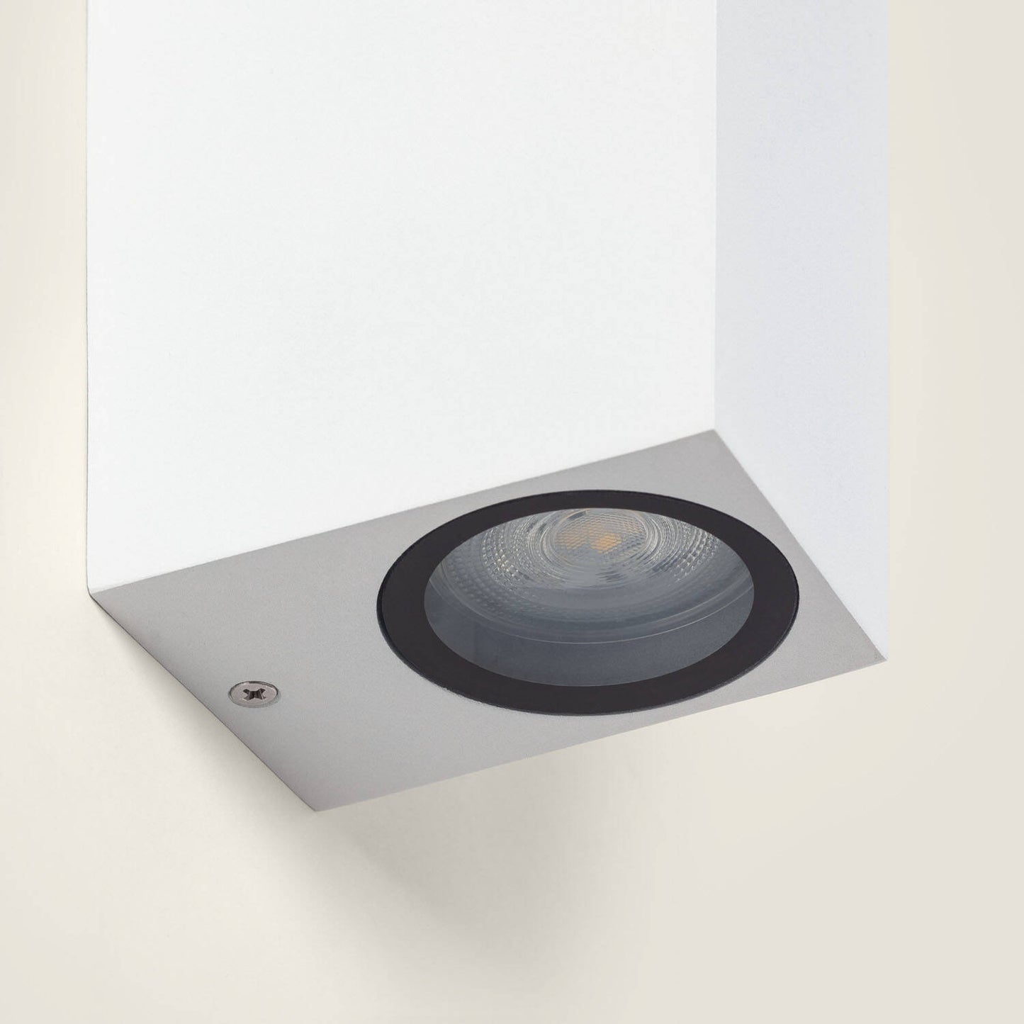 Aplique de Pared Exterior Aluminio Iluminación Doble Cara Miseno Blanco
