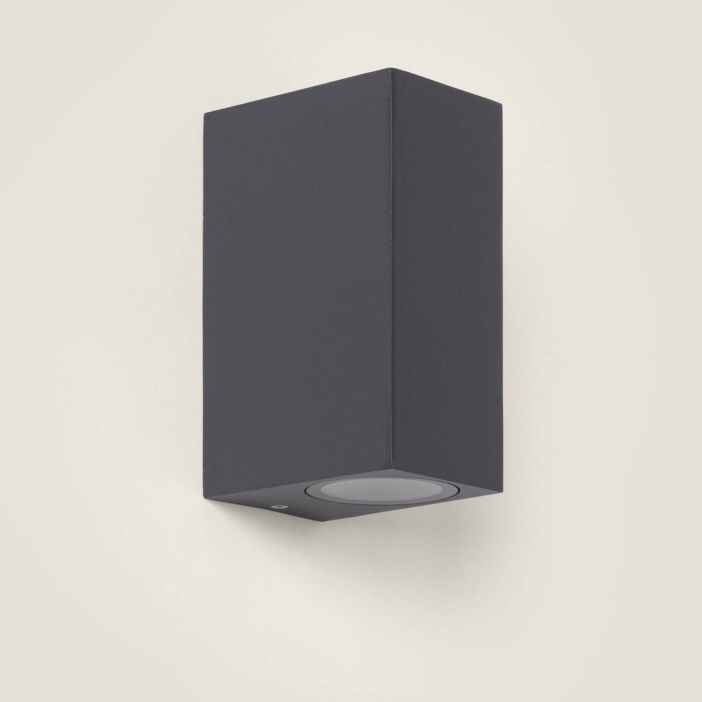 Aplique de Pared Exterior Aluminio Iluminación Doble Cara Miseno Gris Oscuro