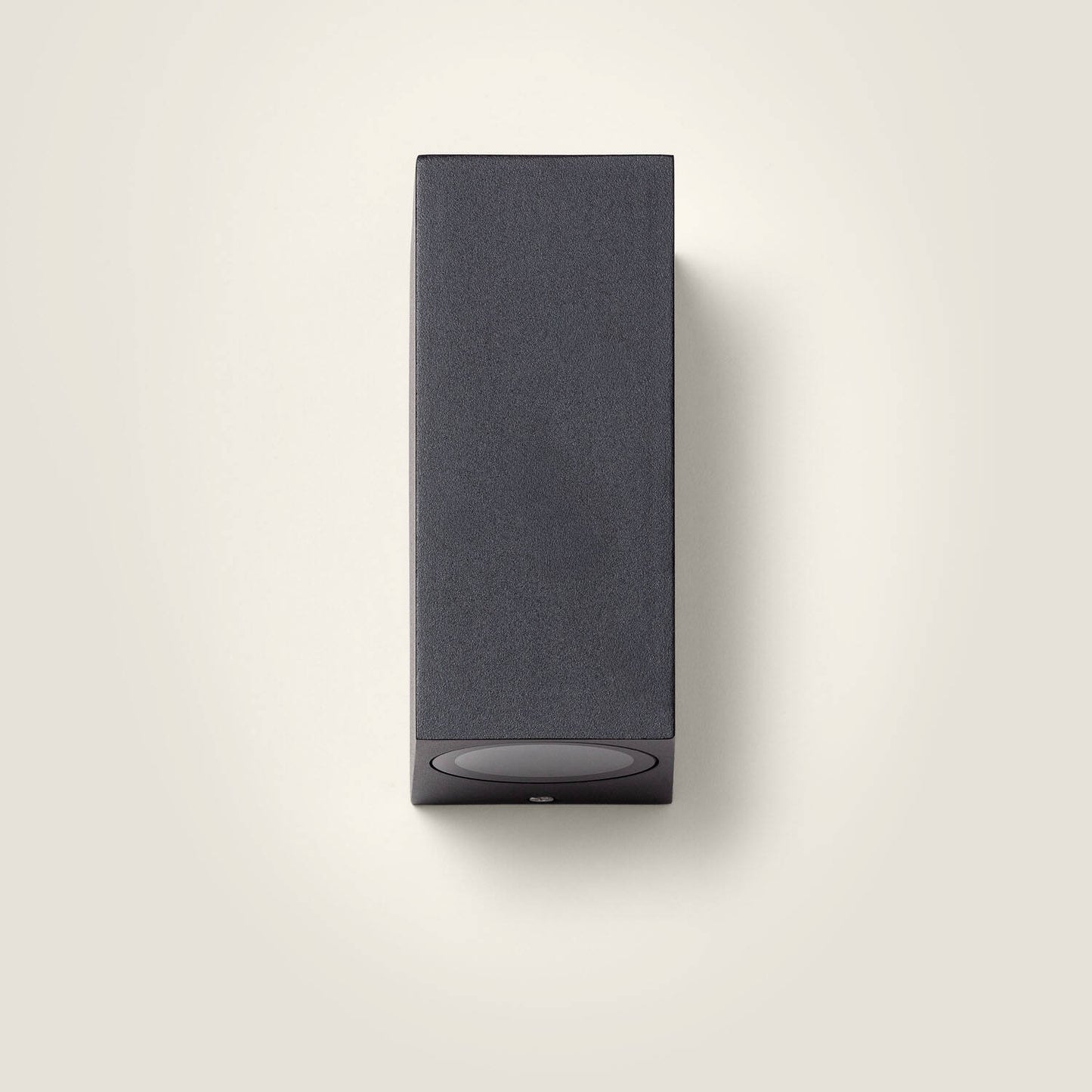 Aplique de Pared Exterior Aluminio Iluminación Doble Cara Negro Miseno