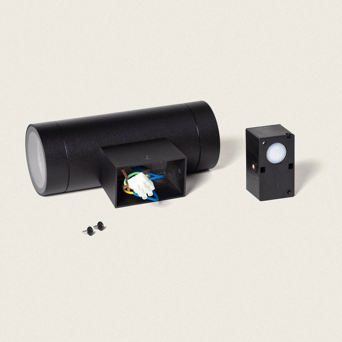 Aplique de Pared Exterior Aluminio Iluminación Doble Cara Oakham