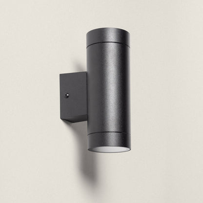 Aplique de Pared Exterior Aluminio Iluminación Doble Cara Oakham