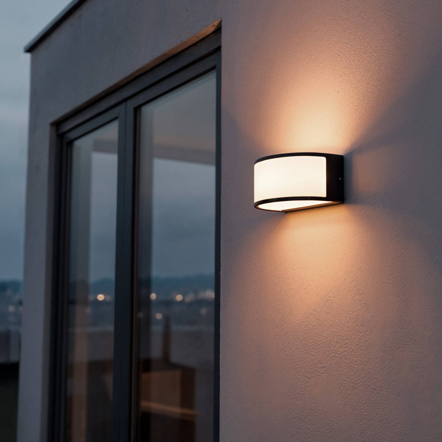 Aplique de Pared Exterior Aluminio Lenir
