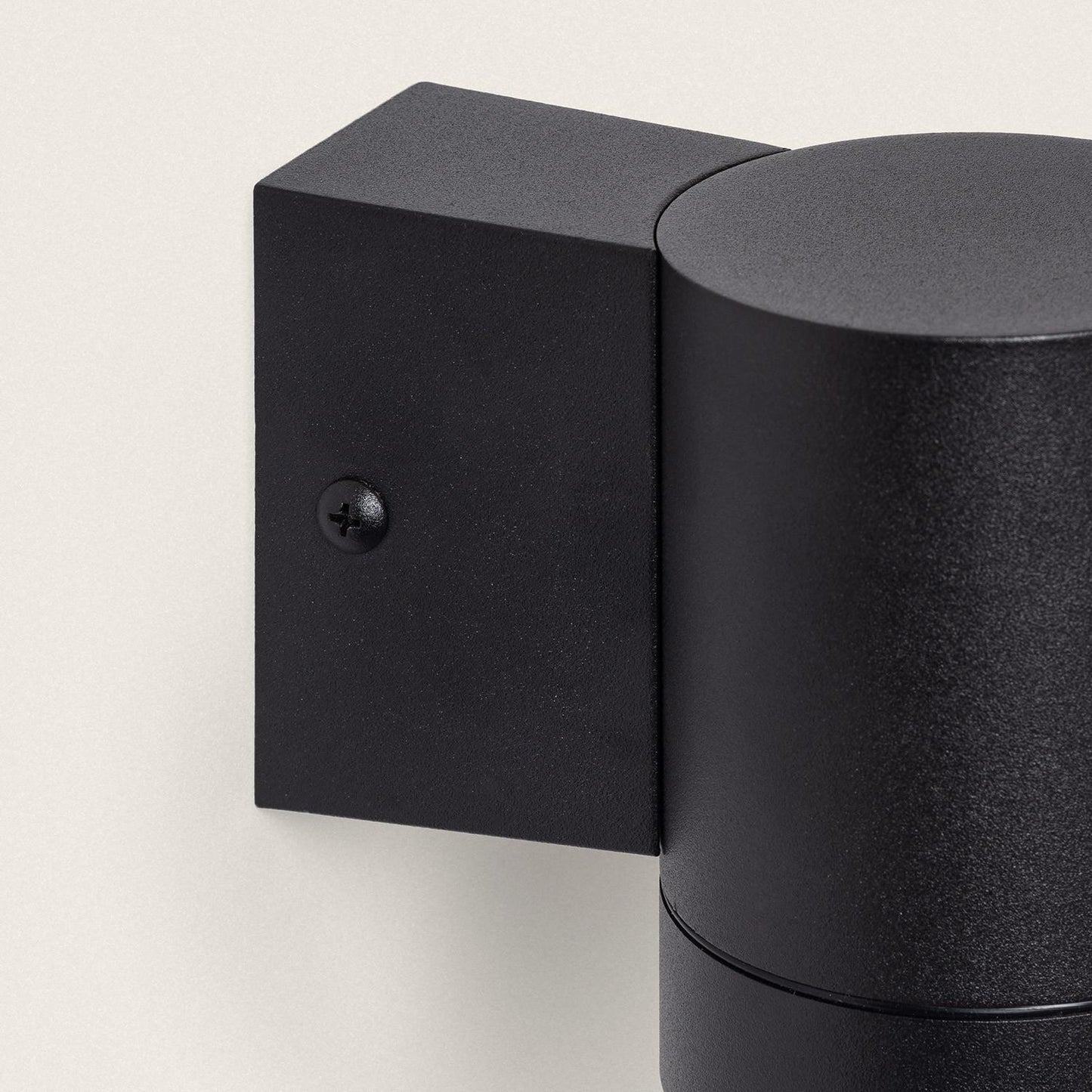 Aplique de Pared Exterior Aluminio Negro Oakham