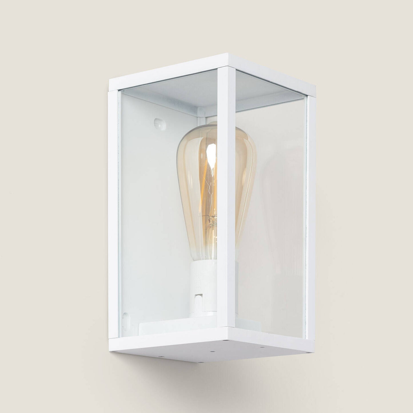 Aplique de Pared Exterior Aluminio y Cristal Atrium