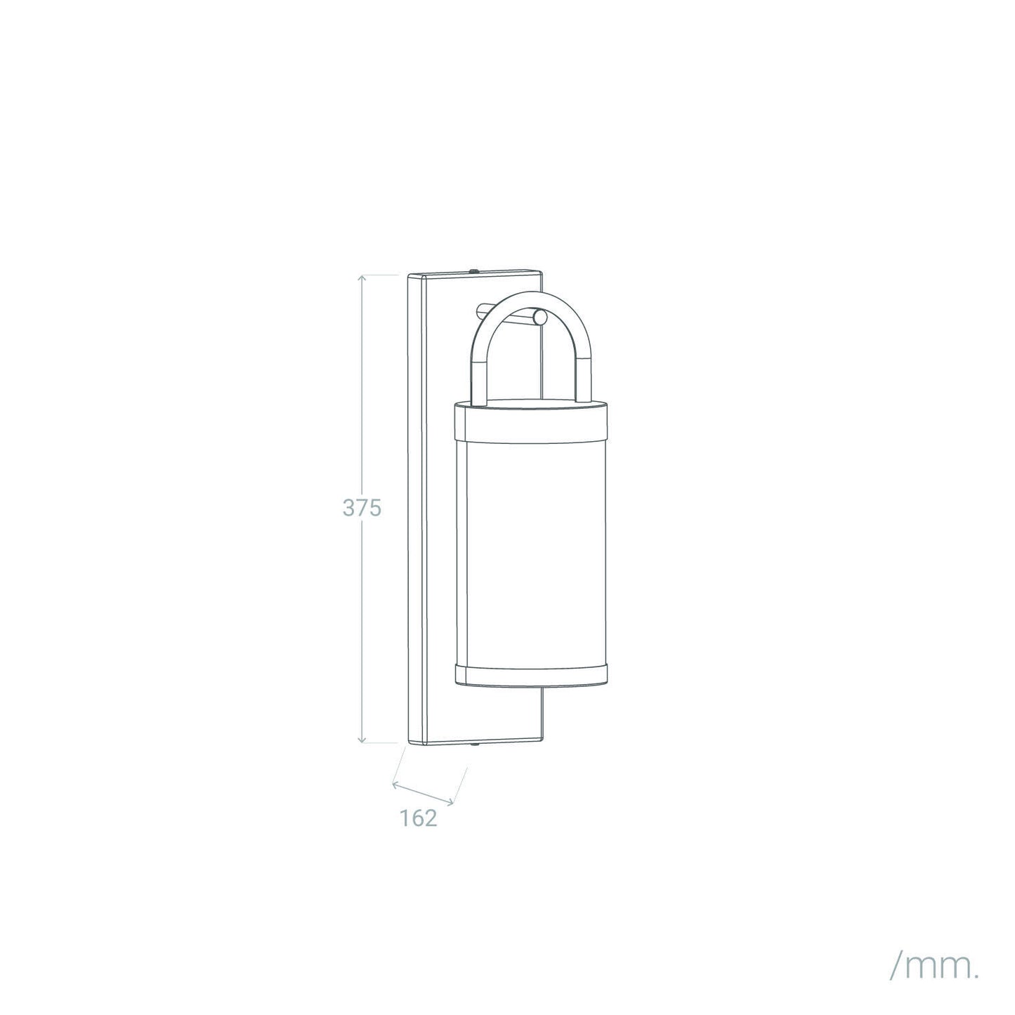 Aplique de Pared Exterior Benny con Sensor Movimiento PIR