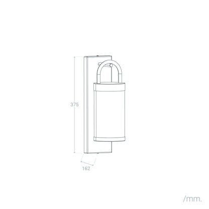 Aplique de Pared Exterior Benny con Sensor Movimiento PIR